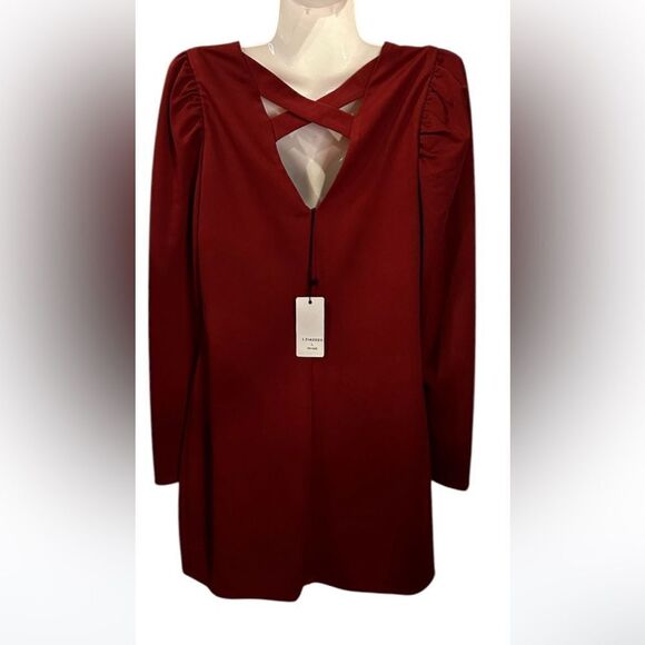Loveriche Wine Colored Dress NWT - Picture 2 of 3